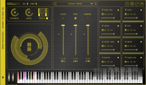 [动作片配乐专用合奏打击乐器] The Crow Hill Company Concussion Drums v1.0.7-R2R [WiN]（13.8GB）