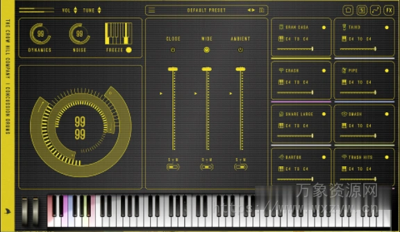 [动作片配乐专用合奏打击乐器] The Crow Hill Company Concussion Drums v1.0.7-R2R [WiN]（13.8GB）