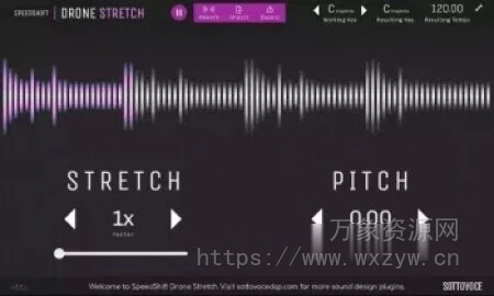 [音频拉伸效果器插件] SottovoceDSP SpeedShift Drone Stretch v2.0.1 Patched Incl. Keygen-MOCHA [WiN]（5.7MB）