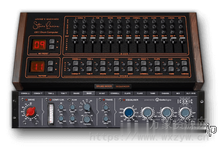 [鼓机插件] Iconic Instruments Levines Machines Drum Machine v1.0.1-R2R [WiN]（52.8MB）