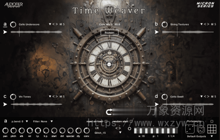[影视时间编织者音源]Audiofier Micron Time Weaver [KONTAKT]（4.61GB）