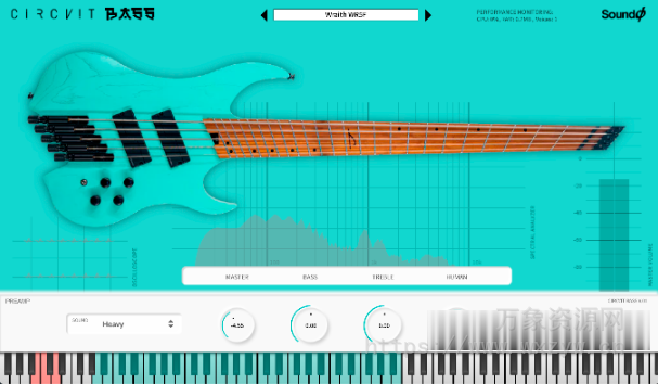 [多音阶五弦贝斯虚拟乐器] Circvit Circvit Bass v1.2.2 [WiN, MacOSX]（676MB+712MB)