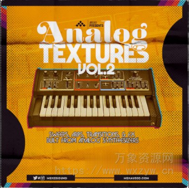 [扫频琶音过渡效果FX采样Maschine扩展Ableton扩展]MSXII Sound Design Analog Textures Vol.2 The Sweeps, Arps, and Transition FX [WAV, Maschine, Ableton Live]（310.76MB）
