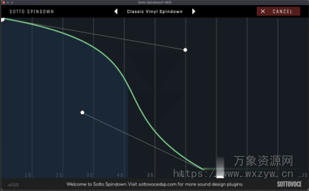 [黑胶唱片减速效果插件] SottovoceDSP Sotto Spindown v2.0.3 (FREE) Patched Incl. Keygen-MOCHA [WiN]（4.7MB）