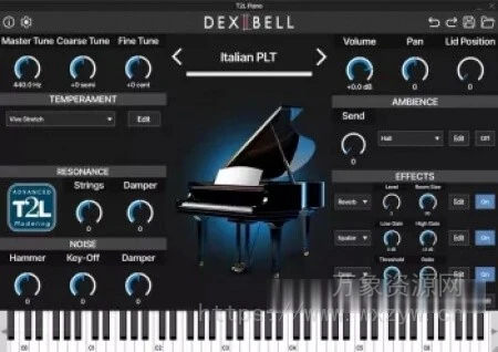 [意大利顶尖采样建模混合钢琴] Dexibell T2L Piano v1.0.9 Patched Incl. Keygen-MOCHA [WiN]（3.38GB）