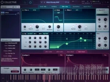 [Collective 2音色库] Tracktion Software Collective 2 Factory Content V1-R2R（2.07GB）