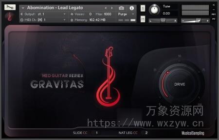 [现代化指弹电贝斯音源]Musical Sampling Gravitas Bass [KONTAKT]（1.59GB）