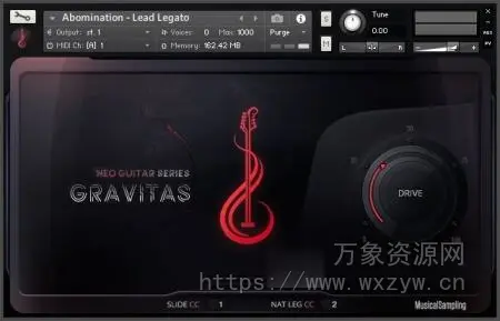 [现代化指弹电贝斯音源]Musical Sampling Gravitas Bass [KONTAKT]（1.59GB）