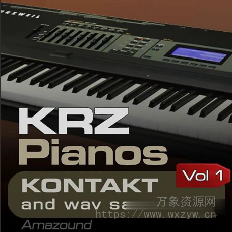 [电钢琴音源]Amazound KRZ Pianos [KONTAKT]（411MB）