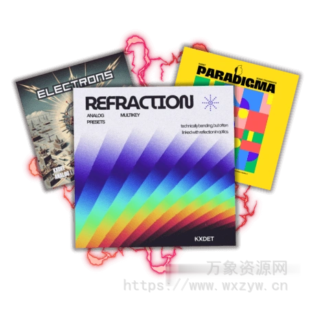 [Analog Lab预置电子乐] Kxdet Refraction (Multikeys Bank) Analog Lab [Synth Presets]（1.19GB）