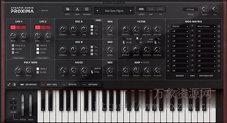 [复古模拟合成器] Synapse Audio Proxima v1.0.0 Incl Keygen-GUISEPPE [MacOSX]（102MB）