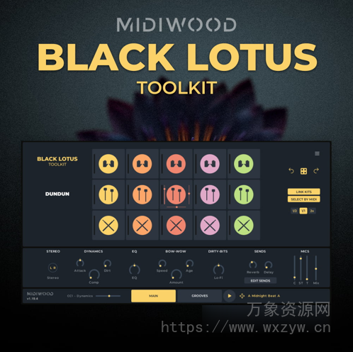 [非洲民族乐器音源] Midiwood Black Lotus v1.2.0 [KONTAKT]（994.48MB）