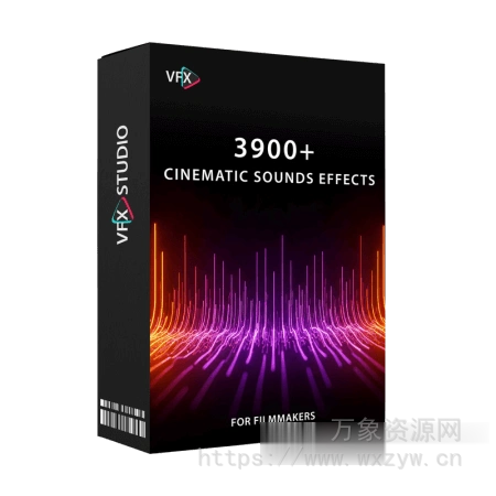 [3900个电影音效] Video-Presets 3900 Cinematic Sound Effects [For Filmmakers] [WAV]（5.72GB）
