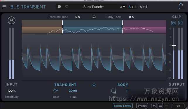 [瞬态整形器] Arturia Bus TRANSIENT v1.0.0 U2B MORiA [MacOSX]（293.87MB）
