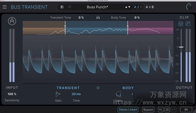 [瞬态整形器] Arturia Bus TRANSIENT v1.0.0 U2B MORiA [MacOSX]（293.87MB）