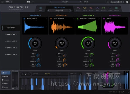 [强大的粒子合成器] Sound Particles GrainDust v1.0.0 REPACK-TCD [WiN]（1GB）