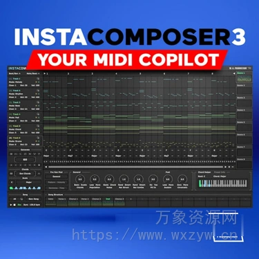 [智能MIDI生成器] W.A Production Instacomposer 3 v3.0.0.251014-TCD [WiN]（9MB）