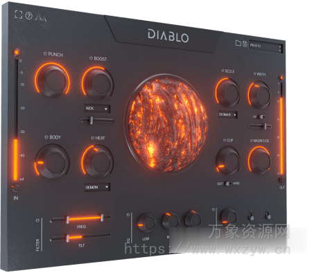 [鼓组增强器插件] Cymatics Diablo Drum Enhancer v1.0.3 [WiN, MacOSX]（14.5MB+30.5MB）