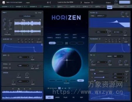 [Horizen合成器原厂音色库]The Synth Factory Horizen Factory Content-R2R（11.70GB）