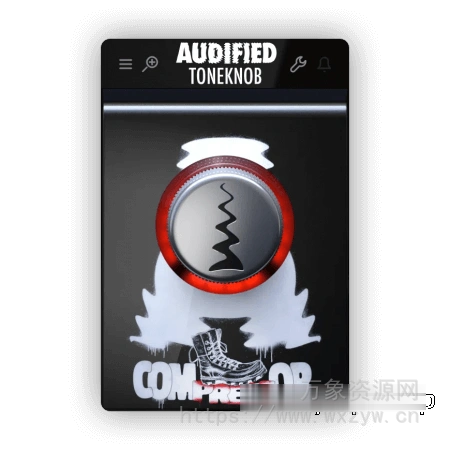 [简易录音室压缩器] Audified ToneKnob Compressor v1.0.1-R2R [WiN]（19.6MB）