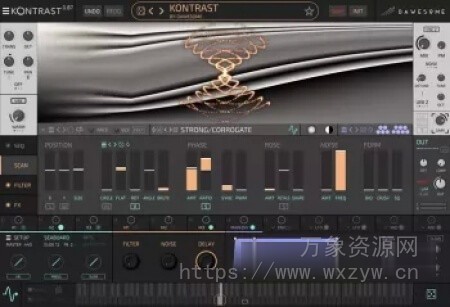 [别具一格的波表合成器] Dawesome Kontrast v1.01 [WiN, MacOSX]（531.7MB+）