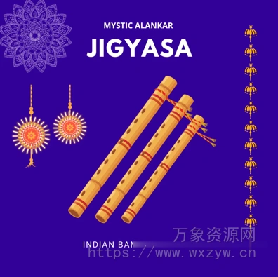 [200个印度竹笛采样] Mystic Alankar Jigyasa Indian Bamboo Flutes [WAV]（241.14MB）