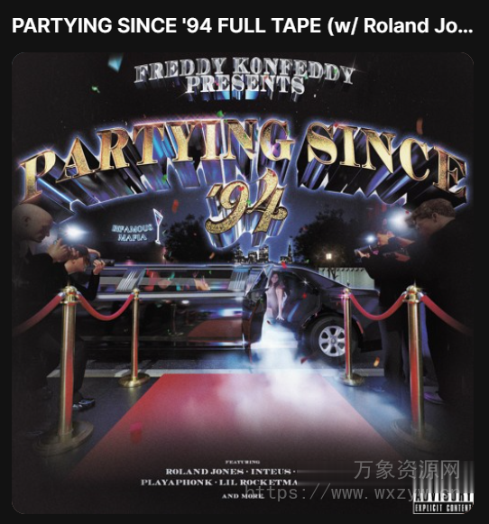 [嘻哈采样FL预置FL模板]Freddy Konfeddy Ps’94 Kit [WAV]（1.65GB）