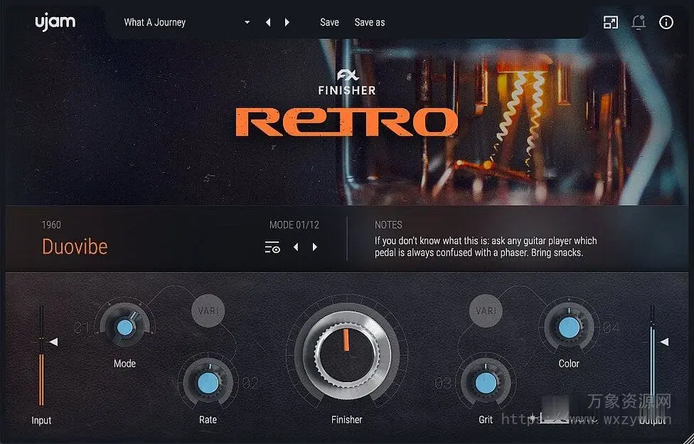 [经典复古氛围多重效果器插件] UJAM Finisher RETRO v1.4.1 [WiN]（210.7MB+193MB）