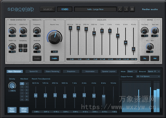 [新型沉浸式3D混响] Fiedler Audio Spacelab Interstellar v1.5.10 Incl Patched and Keygen-R2R [WiN]（48.5MB）