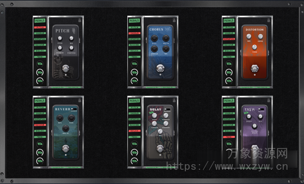 [六合一效果器插件]Mors Pedals (6-In-1 FX Plugin) v1.0.0-FANTASTiC [WiN, MacOSX]（125MB）