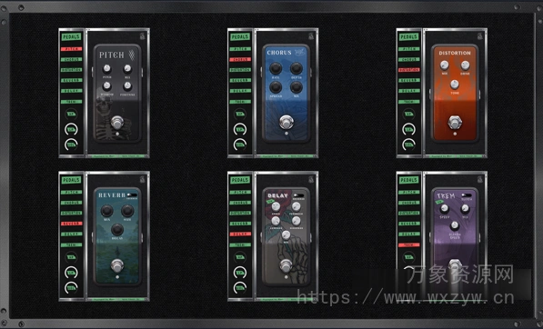 [六合一效果器插件]Mors Pedals (6-In-1 FX Plugin) v1.0.0-FANTASTiC [WiN, MacOSX]（125MB）