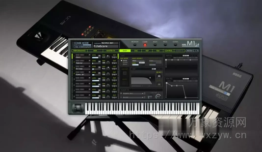 [强大的M1合成器] KORG M1 Le v2.0.0-R2R [WiN, MacOSX]（25.6MB+30.6MB）