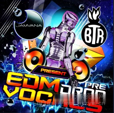 [EDM电子舞曲人声素材] Jamvana EDM Pre Drop Vocals [WAV, MiDi]（209MB）
