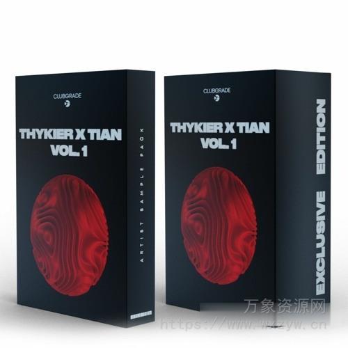 [嘻哈泰克诺舞曲采样Serum预置FL工程模板]Clubgrade Thykier x Tian Sample Pack [WAV]（369MB）