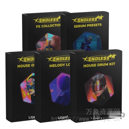 [浩室素材Serum预置FL工程模板] Loopsfy Endless Megapack [WAV, MiDi]（1.06GB）