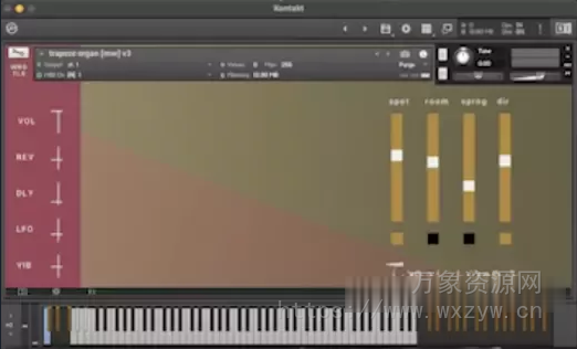 [复古风琴音源] WrongTools Trapeze Organ v3 [KONTAKT]（347MB）