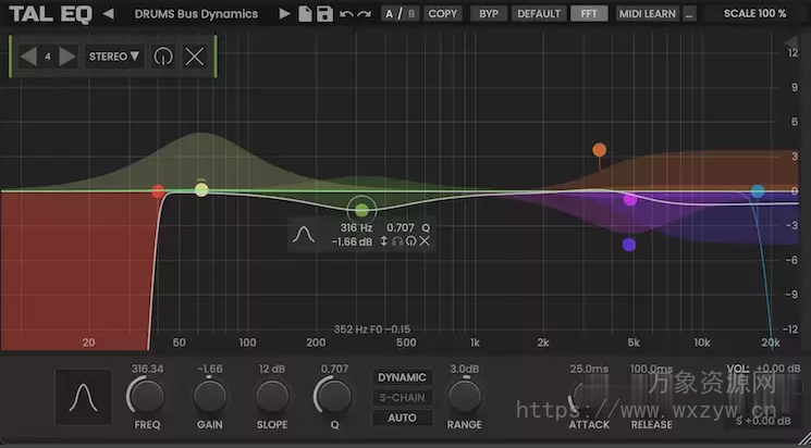 [多功能图形均衡器] Togu Audio Line TAL-EQ v1.1.5 U2B-MORiA [MacOSX]（24.6MB)