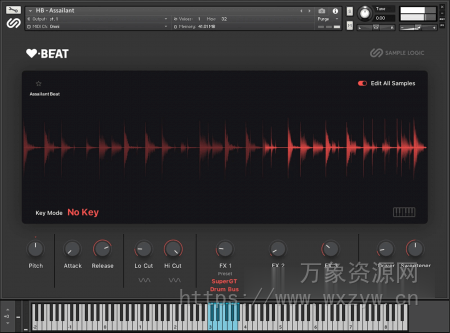 [影视新型节拍节奏循环乐器音源]Sample Logic HeartBeat [KONTAKT]（2.93GB）