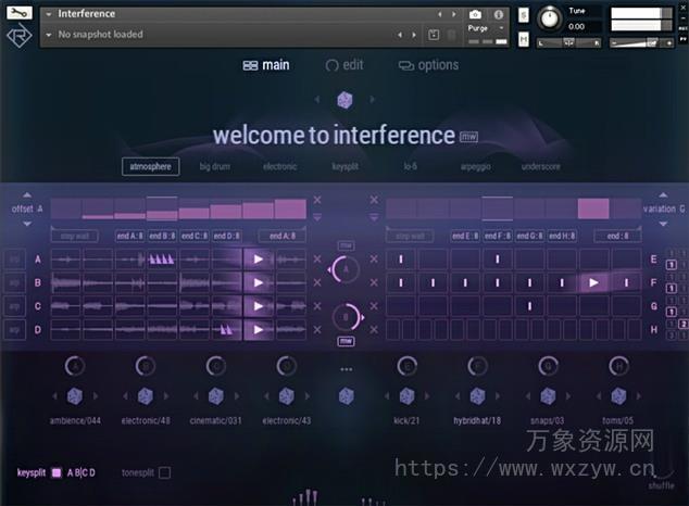 [终极鼓循环音序器音源]Rigid Audio Interference [KONTAKT]（1.44GB）