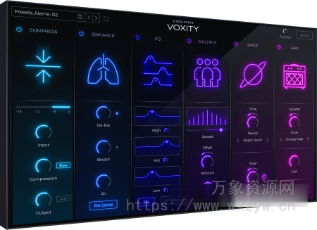 [一体化人声混音插件合集] Cymatics VOXITY Vocal Mixing Plugin v0.8.0-GTA [WiN, MacOSX]（20.6MB+49.6 MB+2.52GB）