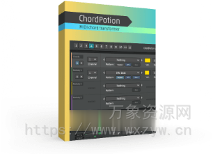 [和弦自动生成旋律插件] FeelYourSound ChordPotion v2.5.0 Incl Keygen-R2R [WiN, MacOSX]（60.1MB）