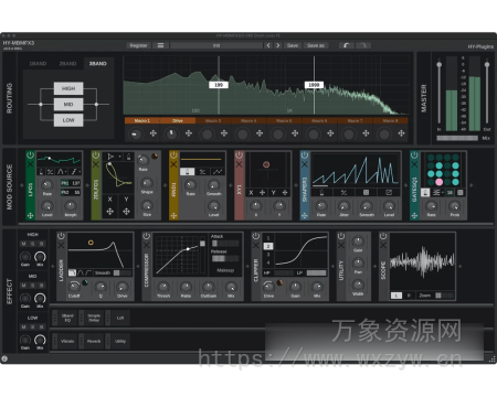 [多频段多效果插件] HY-Plugins HY-MBMFX3 v1.0.2 incl. Keygen-TRACER [WiN]（12.59MB）