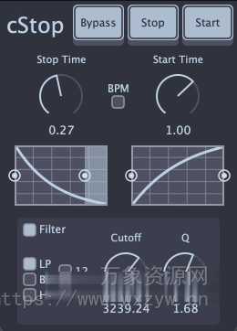 [磁带停止音效插件] Cal Goheen cStop v1.0.1 [WiN, MacOSX]（13MB)