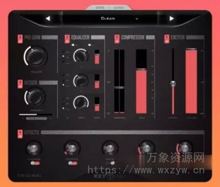 [一体化人声美化插件] KeyWAV ORIGINAL All-In-One Vocal Plugin v0.1.0 [WiN, MacOSX, LiNUX]（6.8MB+97MB）