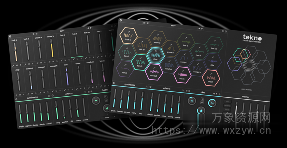 [物理建模鼓合成器] Baby Audio Tekno v1.0-TCD [WiN]（11MB）