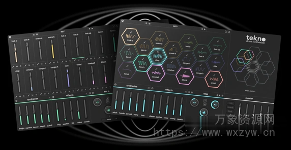 [物理建模鼓合成器] Baby Audio Tekno v1.0-TCD [WiN]（11MB）