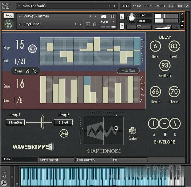 [综合氛围乐器音源] Modwheel WaveSkimmer [KONTAKT]（210MB）