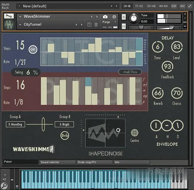 [综合氛围乐器音源] Modwheel WaveSkimmer [KONTAKT]（210MB）