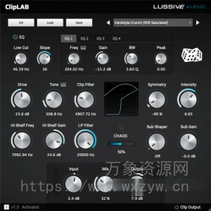 [现代失真插件] Lussive Audio ClipLAB v1.1 [WiN]（3.81MB）