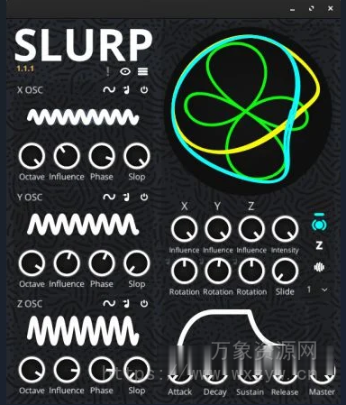 [旋转数字合成器] ISIVISI SLURP 1.1.7+便携版 [WiN, MacOSX, LiNUX]（46MB+16MB）